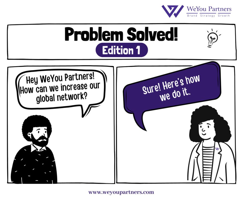 Partner Problem Is Partner Problem Increasing Our Client’s Global Network | Problem Solved! - WeYou Partners